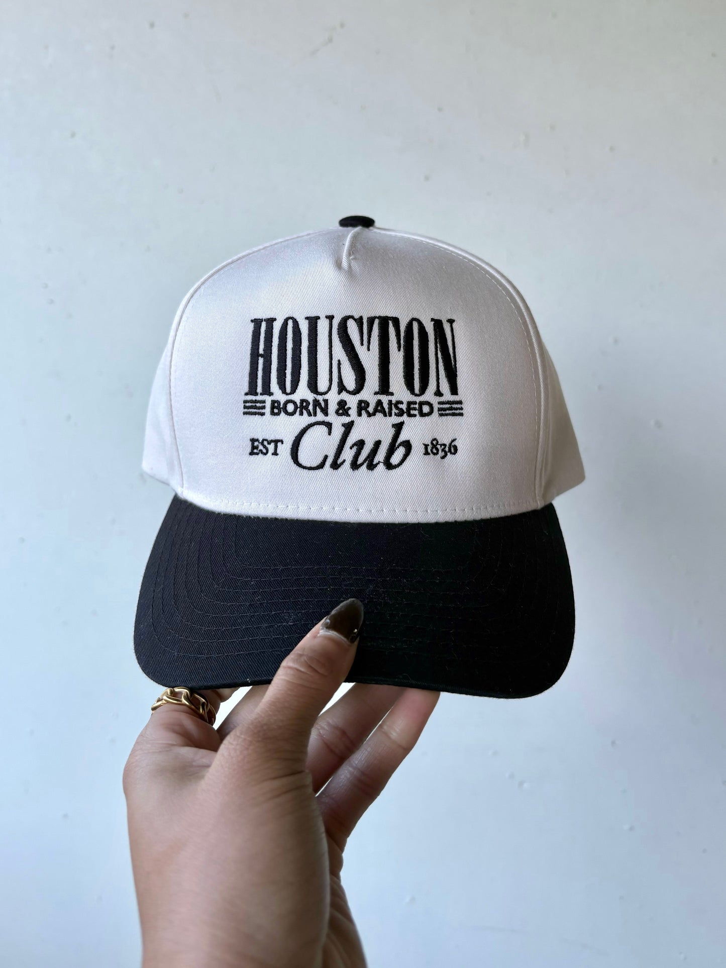 Houston Born & Raised Club Embroidered Hat