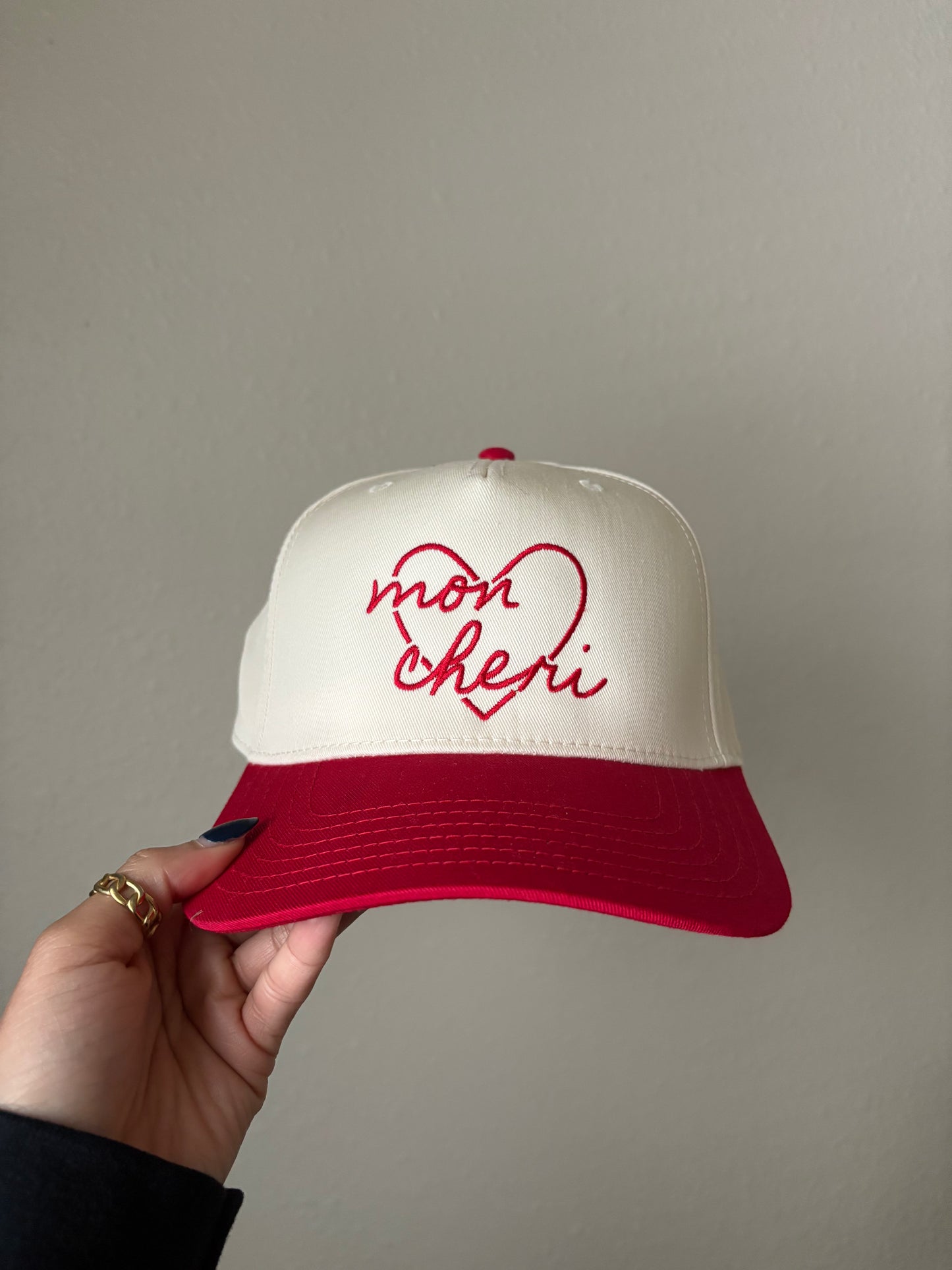 Mon Cheri Embroidered Hat