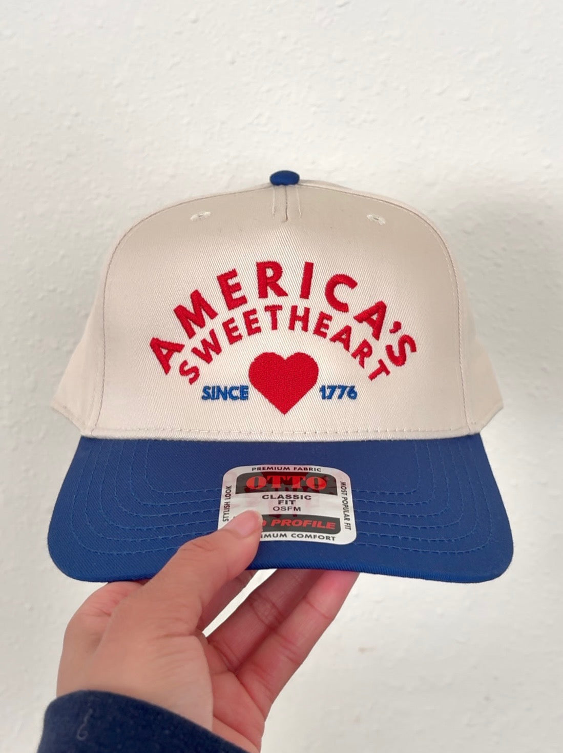 America's Sweetheart Embroidered Hat