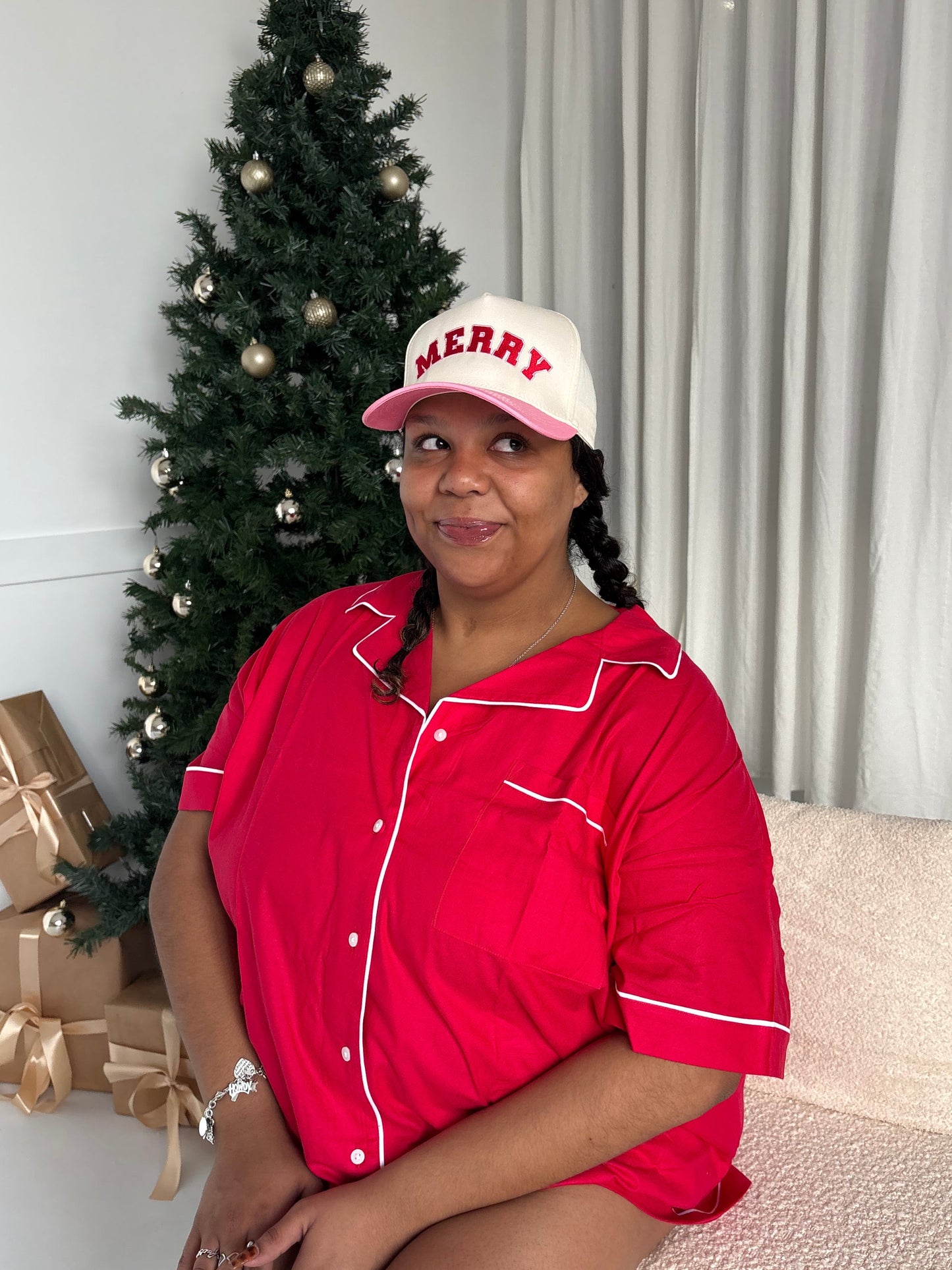 MERRY Christmas Embroidered Hat