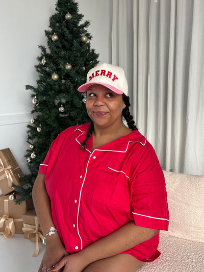 MERRY Christmas Embroidered Hat