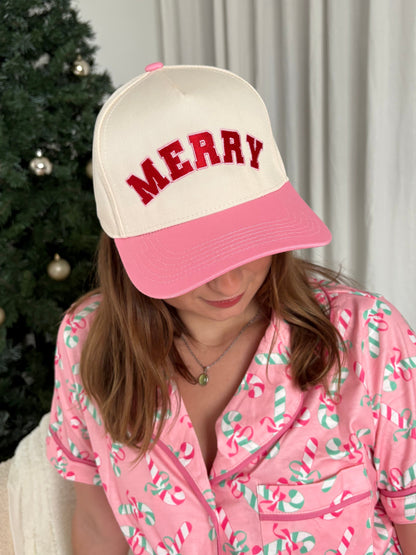 MERRY Christmas Embroidered Hat