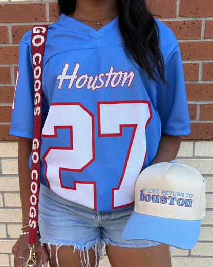If Lost, Return to Houston Embroidered Hat
